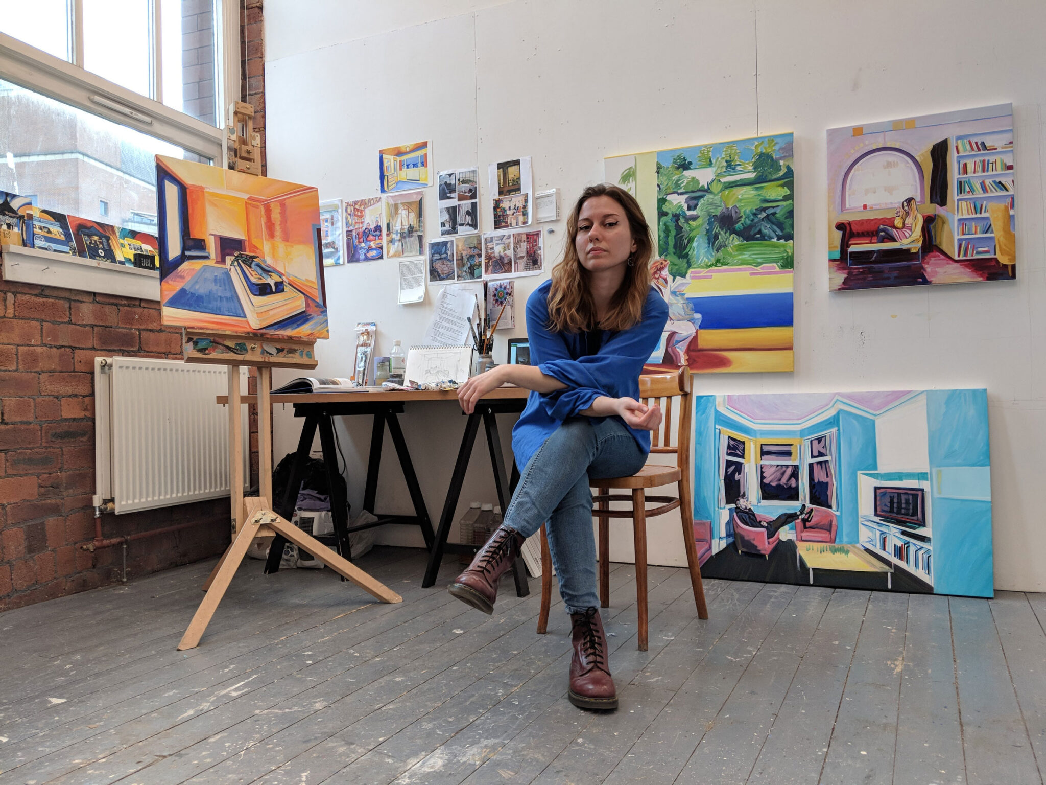 A portrait of Julia Pomeroy in her studio. Photo: Sophie Jouvenaar