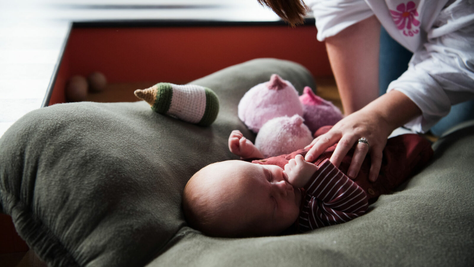 A young baby in Tiny Tetley Studio